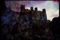 555066 Castle In Portugal A4 Limited Edition Watercolour Print