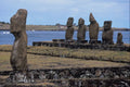 555067 Tahai Next To Hanga Roa Village, Easter Island A4 Photo Print