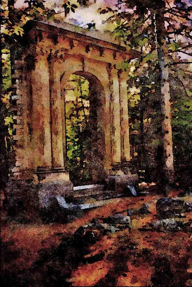 555068 Mackenzie King Estate, Quebec, Canada A4 Limited Edition Watercolour Print