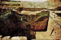 555070 Ruins Of Chaco Canyon, New Mexico A4 Limited Edition Watercolour Print