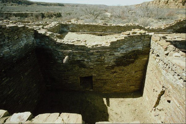 555070 Ruins Of Chaco Canyon, New Mexico A4 Photo Print