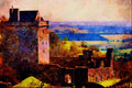 555075 Castle Campbell, Scotland A4 Limited Edition Watercolour Print