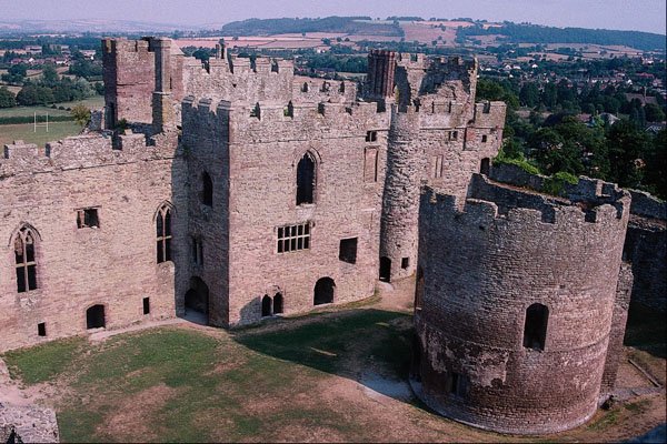 555077 The Round Chapel And Keep, Ludlow Castle, England A4 Photo Print