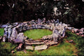 555078 Defensive Settlement, 4th Century A4 Limited Edition Watercolour Print