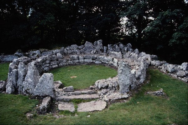 555078 Defensive Settlement, 4th Century A4 Photo Print