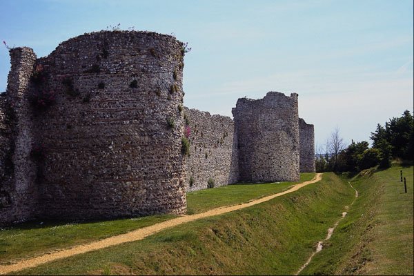 555093 Roman Saxon Shore Fort, Hants, England A4 Photo Print