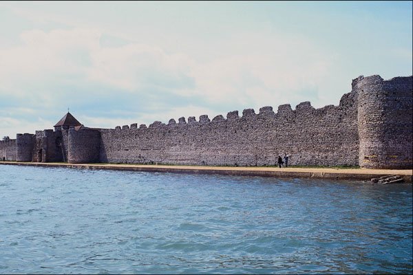 555095 Roman Saxon Shore Fort, Hants, England A4 Photo Print