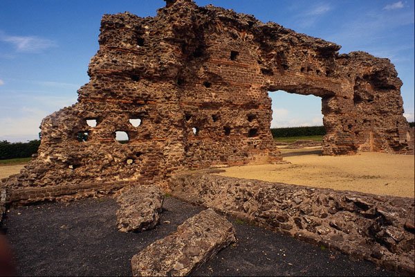 555096 Ruins Of Fort, Wroxeter, Salop, England A4 Photo Print