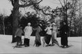 556002 Snowshoeing In High Park, 1914, Photo John Boyd PA 60972 A4 Photo Print