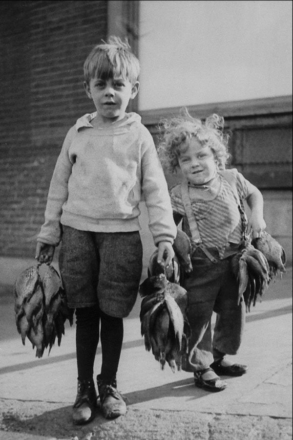 556071 Children With Fish, Photo Clifford M. Johnson PA 57794 A4 Photo Print