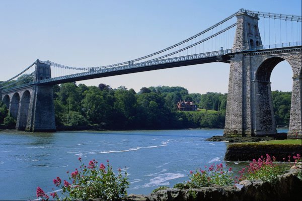 557005 Menai Bridge, Gwynedd, North Wales A4 Photo Print