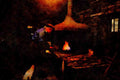 557014 Blacksmith, Llechwedd Slate Caverns, Snowdonia, North Wales A4 Limited Edition Watercolour Print