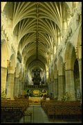 557022 Nave, Exeter Cathedral, Devon, England A4 Photo Print