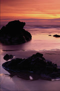 557023 Twilight From Putsborough Beach, Woolacombe Bay, England A4 Photo Print