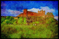 557028 British Cricket And Castle, England A4 Limited Edition Watercolour Print