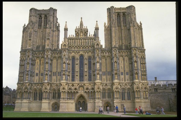 557030 Cathedral, Somerset, England A4 Photo Print