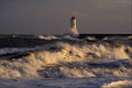 557047 Rough Seas At Berwick upon Tweed, England A4 Photo Print
