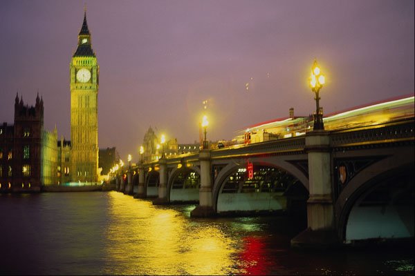 557052 Westminster Bridge And Big Ben, London, England A4 Photo Print