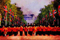 557055 British Pageantry, The Mall, London, England A4 Limited Edition Watercolour Print