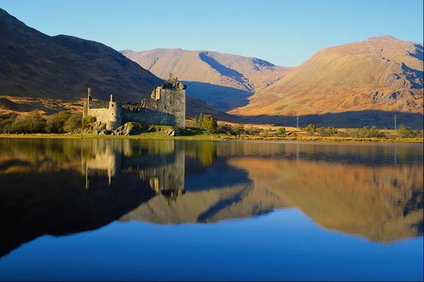 557058 Loch Awe And Kilchurn Castle, Scotland A4 Photo Print
