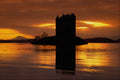 557059 Sunset, Castle Stalker, Scotland A4 Photo Print