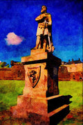 557069 King Robert I (Robert The Bruce), Stirling Castle, Scotland A4 Limited Edition Watercolour Print