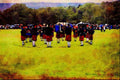 557070 Pitlochery Highland Games, Scotland A4 Limited Edition Watercolour Print