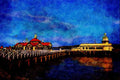 557082 Dunoon Pier, Scotland A4 Limited Edition Watercolour Print