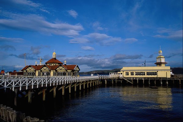 557082 Dunoon Pier, Scotland A4 Photo Print