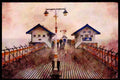 557087 Penarth Pier, South Wales A4 Limited Edition Watercolour Print