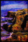 557091 Dunluce Castle, Country Antrim, Northern Ireland A4 Limited Edition Watercolour Print