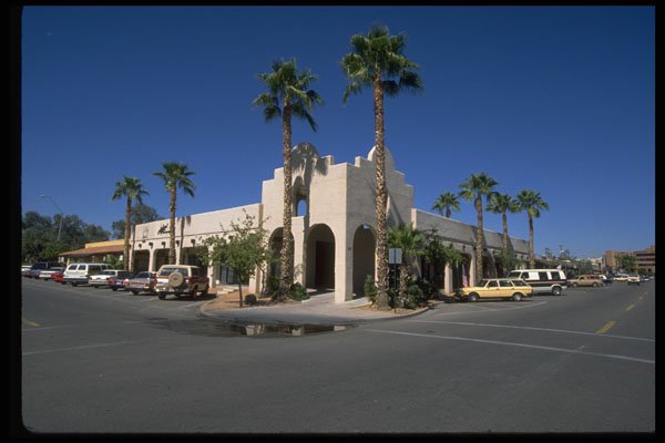 558005 Shopping Mall On Scottsdale Road, Phoenix, Arizona A4 Photo Print