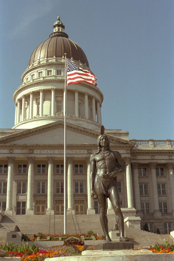 558009 State Capitol, Salt Lake City, Utah A4 Photo Print