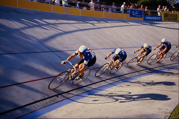 558014 Olympic Velodrome, Los Angeles, California A4 Photo Print