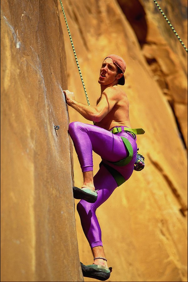 558030 Rock Climbing, Canyon Lands A4 Photo Print