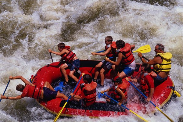 558041 River Rafting, Kern River, California A4 Photo Print