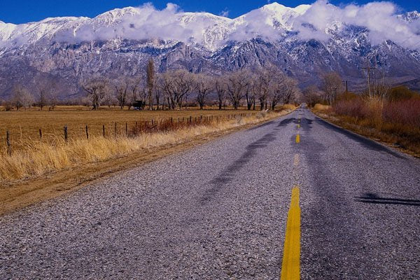 558049 Highway, Bishope, California A4 Photo Print