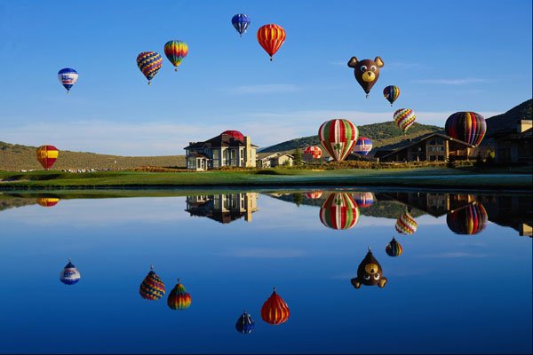 558079 Autumn Aloft, Park City, Utah A4 Photo Print