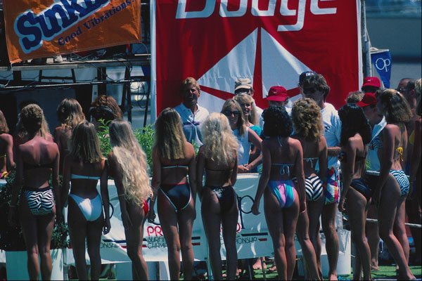 558081 Summer Bikini Contest, Huntington Beach, California A4 Photo Print
