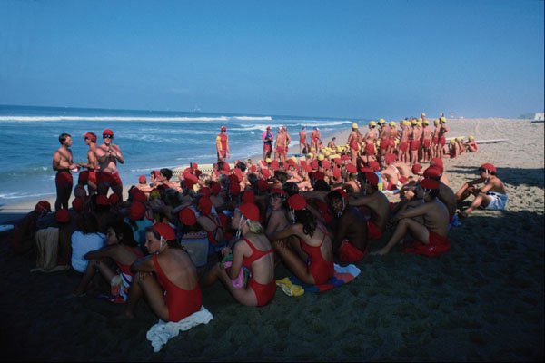 558082 Junior Lifeguards, Huntington Beach, California A4 Photo Print