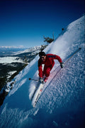 558090 Skier At Mammoth Mountain, California A4 Photo Print