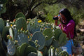 558095 Visitor Shoots Cactus Pictures, Arizona A4 Photo Print