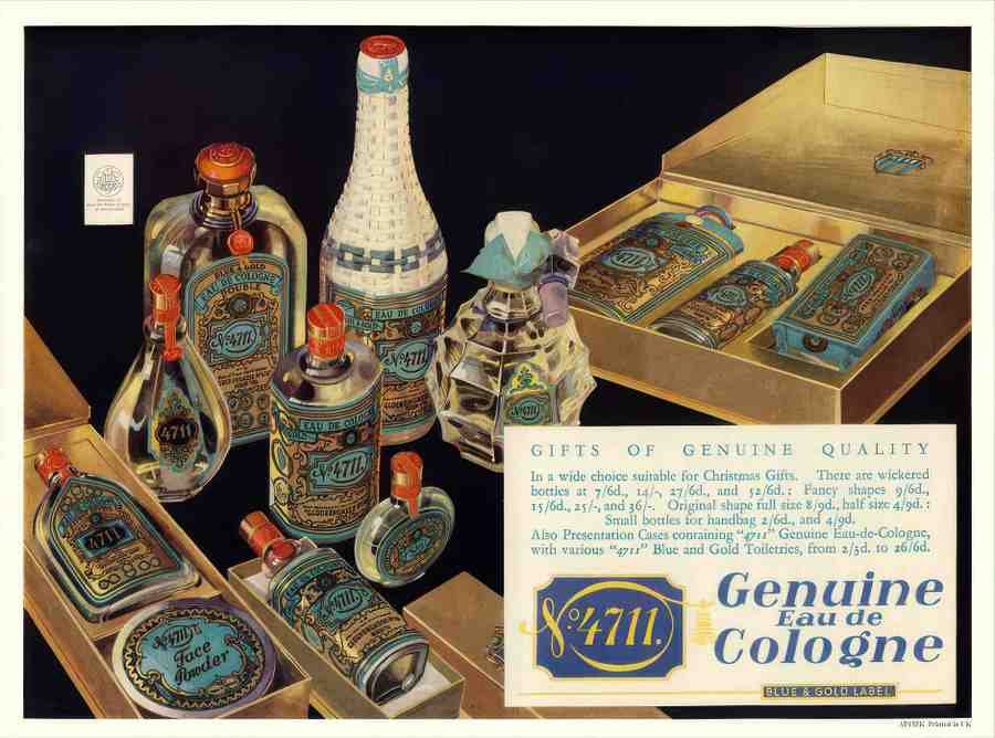 55K 4711 eau de cologne 1933 2 Vintage Advert A4 Photo Print