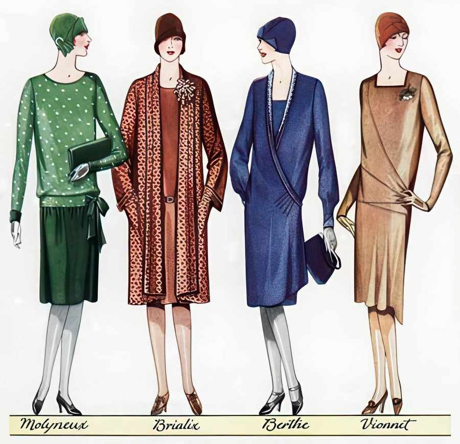 56 Paris Fashions 1 Vintage Advert A4 Photo Print