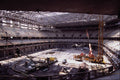 560002 Installation Of Trusses From Inside View Of Bowl, May 1995 A4 Photo Print