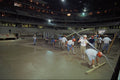 560009 Pouring The Arena Floor A4 Photo Print