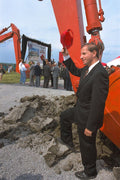 560059 Bruce Firestone's Vision, Official Groundbreaking, 1992 A4 Photo Print