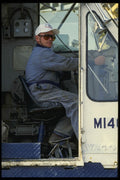 560065 Crane Operator On The Job A4 Photo Print