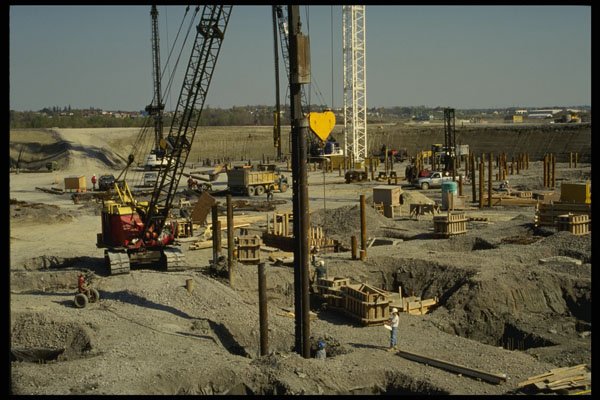 560075 Driving Piles A4 Photo Print