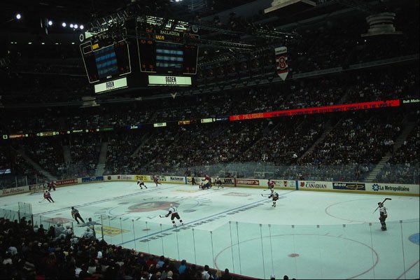 560082 Senators First Game At The Corel Centre A4 Photo Print